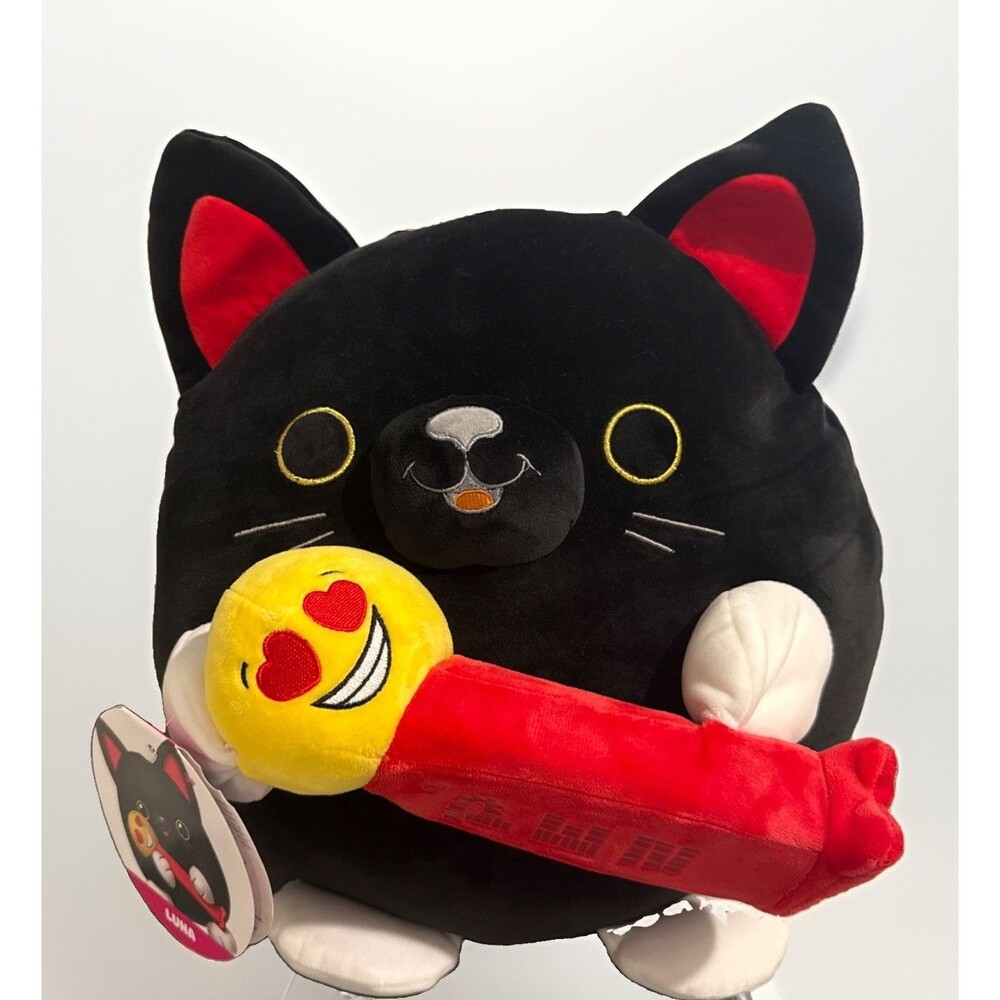 Zuru Snackle Luna Pez Cat 14” Jumbo Plush w/ Pez dispenser Snackles NEW!